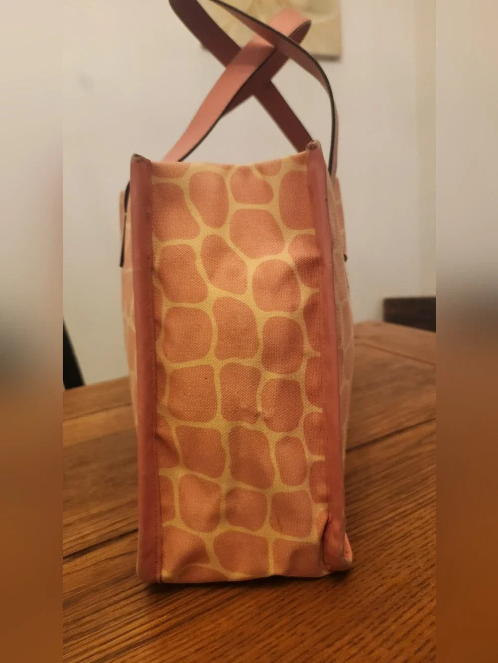 Kate Spade Pink Giraffe Print Tote